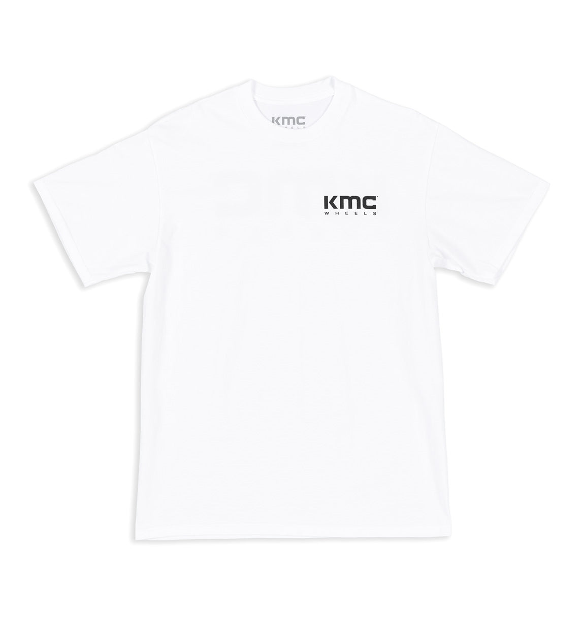 KMC Logo Short Sleeve Tee featuring a bold logo print on the front, crafted from soft fabric for comfortable wear.