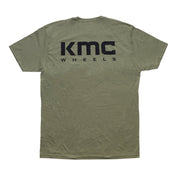 KMC Logo Short Sleeve Tee in light grey featuring a prominent KMC logo on the chest.
