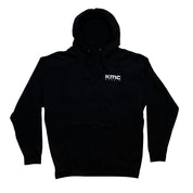 KMC Wheels logo hoodie featuring a black design with a large white KMC logo on the front.