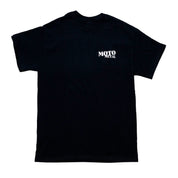 Moto Metal LEGACY Short Sleeve Tee in black with a bold graphic design.