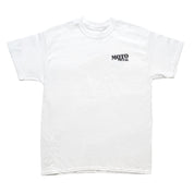 Moto Metal LEGACY Short Sleeve Tee in white with a bold graphic design on the front.