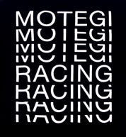 Back view of the Motegi RACE REPEAT short sleeve black tee featuring a bold graphic design.