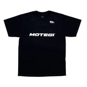Motegi LOGO Short Sleeve Tee in black featuring the Motegi logo prominently displayed on the chest.