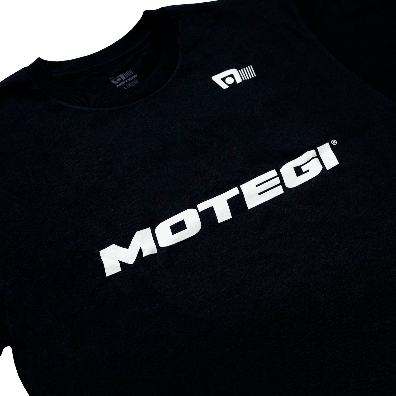 Motegi LOGO Short Sleeve Tee featuring a bold logo design on a soft fabric, perfect for casual wear.