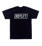 Black ReadyLift RDYLFT short sleeve tee with bold white logo on the front.