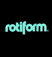 Rotiform STAPLE Hoodie in black and teal, featuring a front logo print and back detail design.