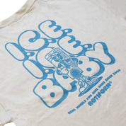 Rotiform COMBUST short sleeve tee featuring a bold graphic design on the front, black fabric, and a comfortable fit.