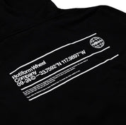 Rotiform "YOU CAN'T BUY COOL" pullover hoodie in black with white text design.