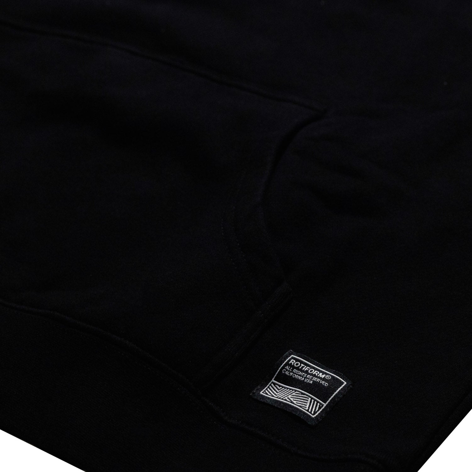 Black pullover hoodie featuring "YOU CAN'T BUY COOL" graphic design in bold white text on the front.