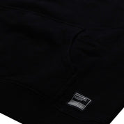 Black pullover hoodie featuring "YOU CAN'T BUY COOL" graphic design in bold white text on the front.