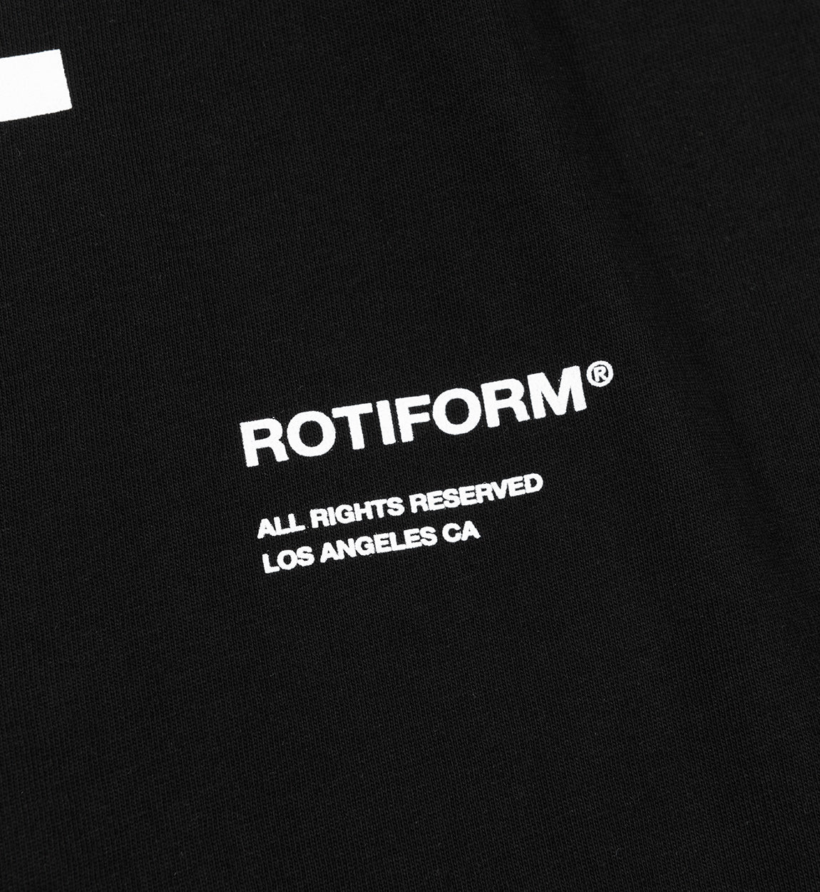 Black short sleeve tee featuring "Rotiform MAKING COOL $#*&" graphic print on the front.