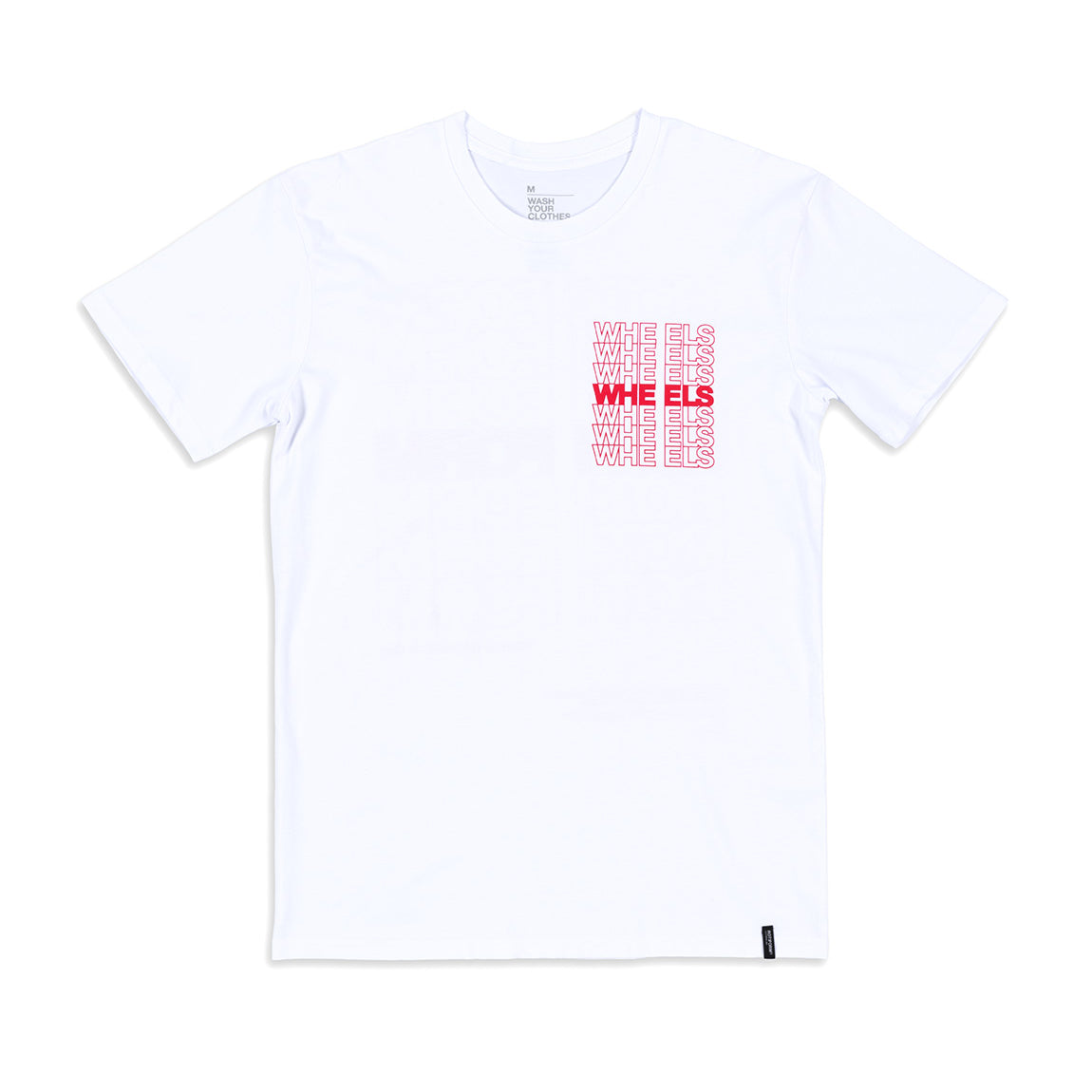 Rotiform "HAVE A NICE DAY" short sleeve tee featuring vibrant graphic design on the front, set against a classic black background.