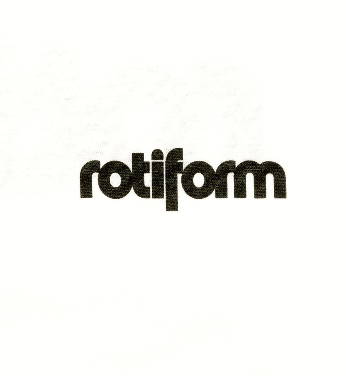 Rotiform STAPLE Short Sleeve Tee in black, featuring the Rotiform logo prominently displayed on the front.