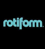 Rotiform STAPLE Short Sleeve Tee in black featuring a teal logo on the back.