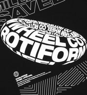 Black Rotiform MILLIONS SAVED hoodie featuring a logo graphic on the front.