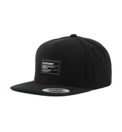 Black Rotiform "Making Cool $#*&" hat with a bold white graphic design, featuring a flat brim and adjustable strap.