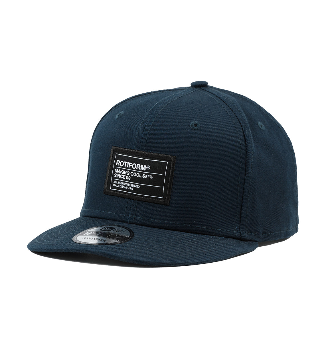 Rotiform "Making Cool $#*&" navy blue baseball cap featuring bold white text on the front.