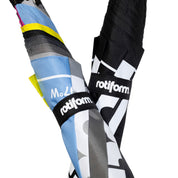 Rotiform SHADE SEEKER Umbrella featuring a sleek design with vibrant colors and bold branding for automotive enthusiasts.