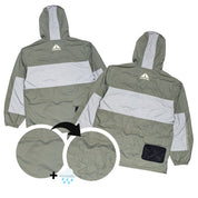 Hoonigan H.A.V.O.C. rain-activated windbreaker jacket with waterproof, weather-changing fabric and reflective details.