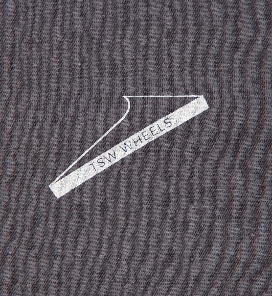 TSW DROPPERS Short Sleeve Tee in charcoal gray, featuring a front pocket and a relaxed fit.