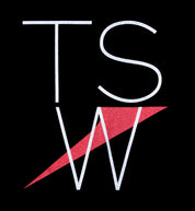 TSW Thin Logo Short Sleeve Tee in black, showcasing a close-up of the back detail with subtle logo design.