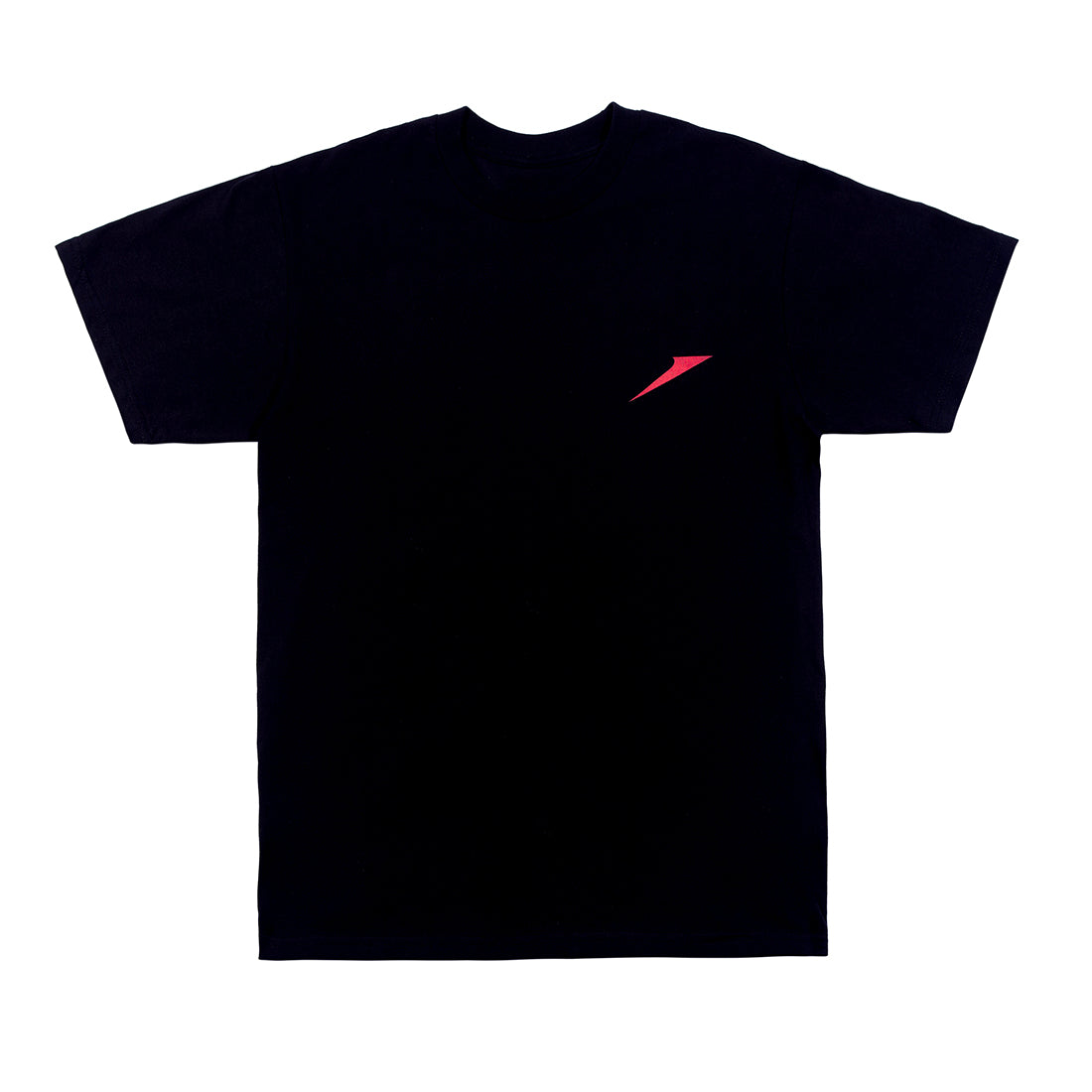 TSW Thin Logo Short Sleeve Tee in black, featuring a minimalist logo design on the front.