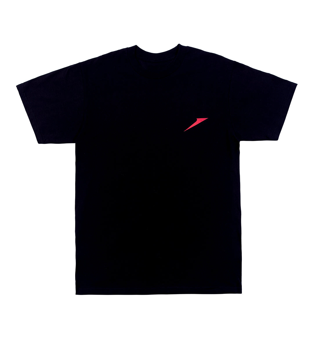 TSW Thin Logo Short Sleeve Tee in black, featuring a minimalist logo design on the front.
