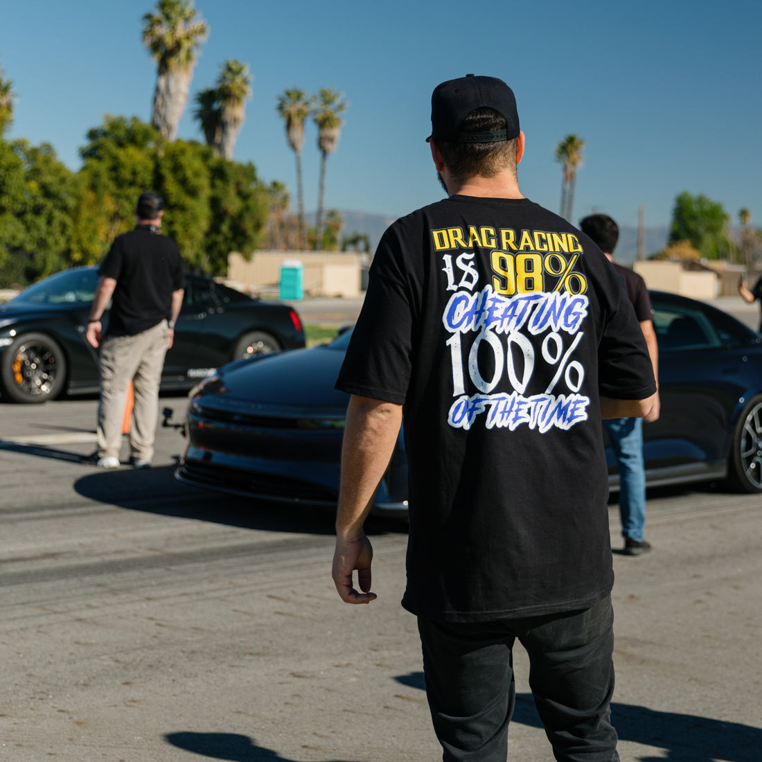 Hoonigan THIS VS THAT Short Sleeve Tee featuring bold graphic design on a black background.