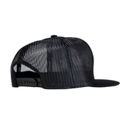 US Mags logo trucker hat featuring a bold embroidered logo on the front, black mesh back, and adjustable snap closure.