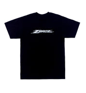 ZBROZ SEASONS NEVER END Short Sleeve Tee in black featuring the text "Riding Doesn't End" on the front.