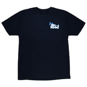 US Mags DINOS Short Sleeve T-Shirt in black featuring a bold graphic print on the front, perfect for car enthusiasts.