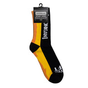 Hoonigan GYMKHANA AUSSIE SHRED LIVERY socks featuring a vibrant design with bold colors and logo for motorsport enthusiasts.