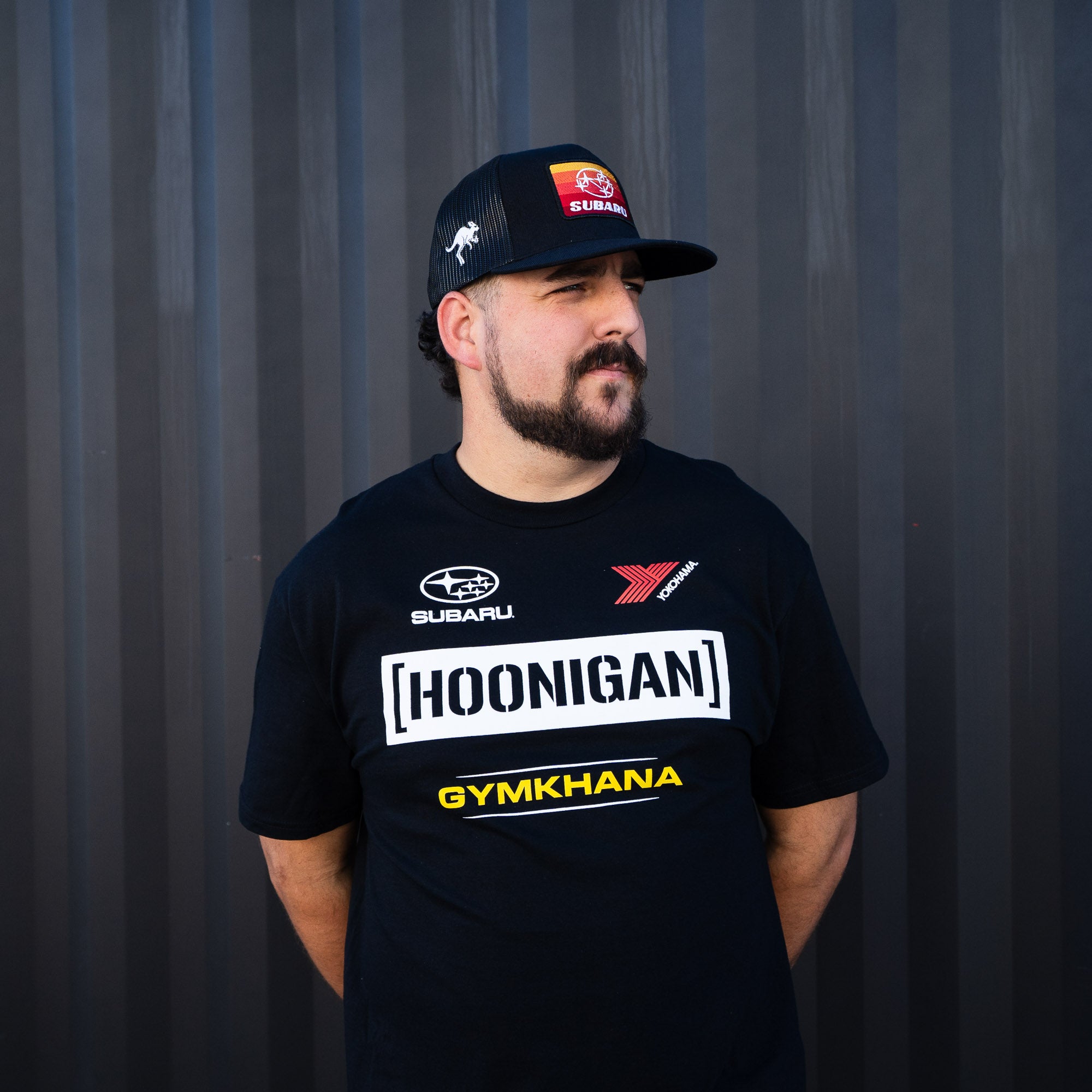 Hoonigan GYMKHANA AUSSIE SHRED ROLL CALL Short Sleeve T-Shirt