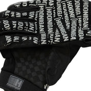 Hoonigan Scatter Censor Bar Logo gloves featuring a bold logo design and a textured grip for motorsport enthusiasts.