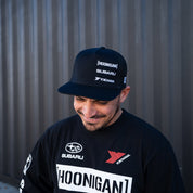 Hoonigan GYMKHANA AUSSIE SHRED ROLL CALL Trucker Strapback Hat