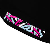 Hoonigan x Lia Block SCRIPT Long Sleeve T-Shirt featuring vibrant graphic design on the sleeve, perfect for motorsport fans.