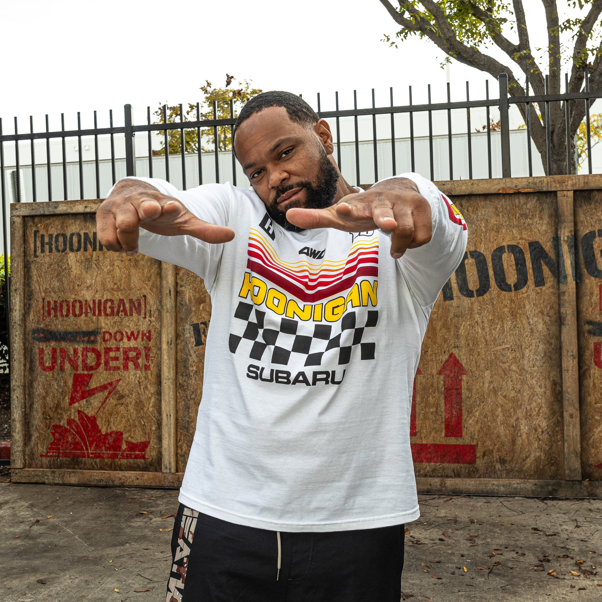 Hoonigan GYMKHANA AUSSIE SHRED Team Long Sleeve T-Shirt