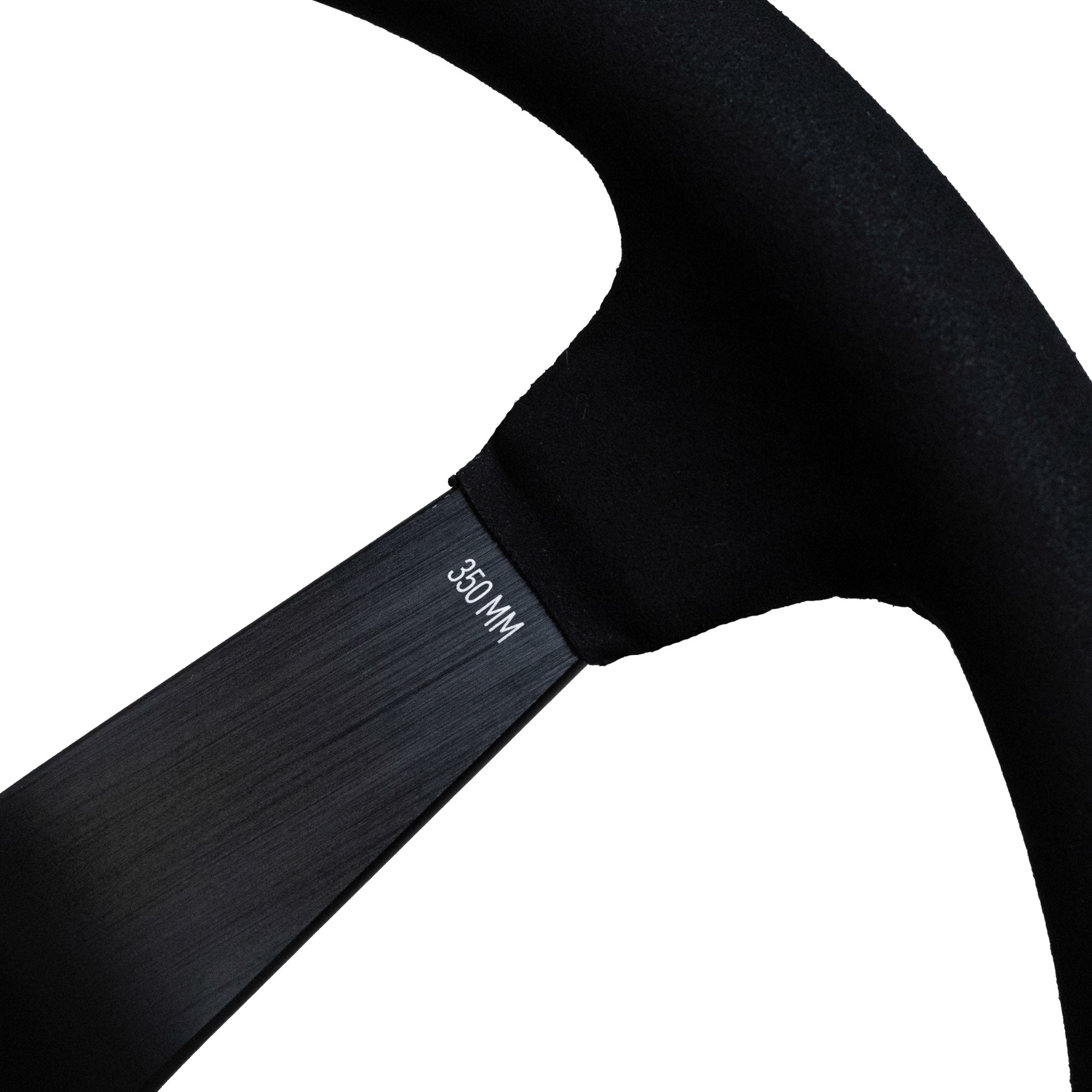 Limited edition Hoonigan steering wheel featuring a sleek black design and a 350mm diameter for enhanced grip and control.