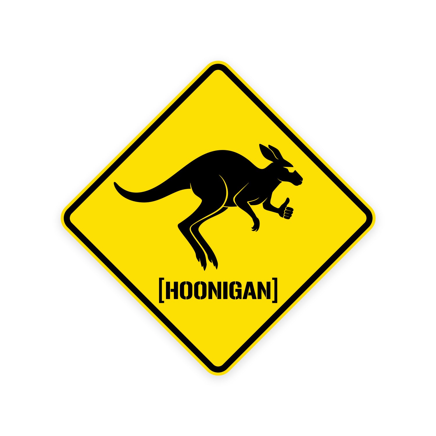 Hoonigan GYMKHANA Aussie Shred Kangaroo Sticker | 3.6