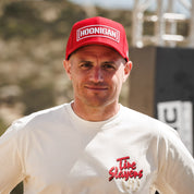 Hoonigan CENSOR BAR Snapback Hat featuring a black design with a bold white logo on the front.