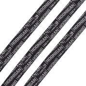 Hoonigan Scatter Censor Bar Logo dog leash featuring a bold black design with repeated logo text for stylish pet walks.