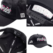 Hoonigan x Lia Block CENSOR BAR unstructured snapback hat featuring a bold logo and adjustable strap for a perfect fit.