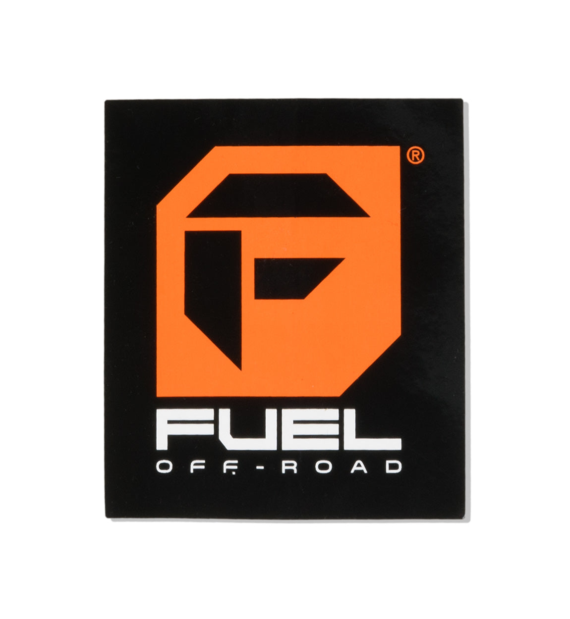 Fuel Square Sticker (3.5 inches) featuring a bold design with vibrant colors and stylized graphics, perfect for personalizing surfaces or promoting fuel-related themes.