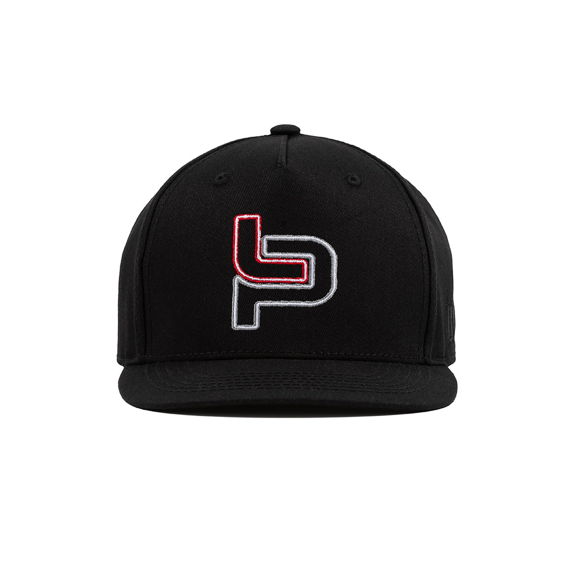 Leah Pruett LP ENERGY black snapback hat with logo.