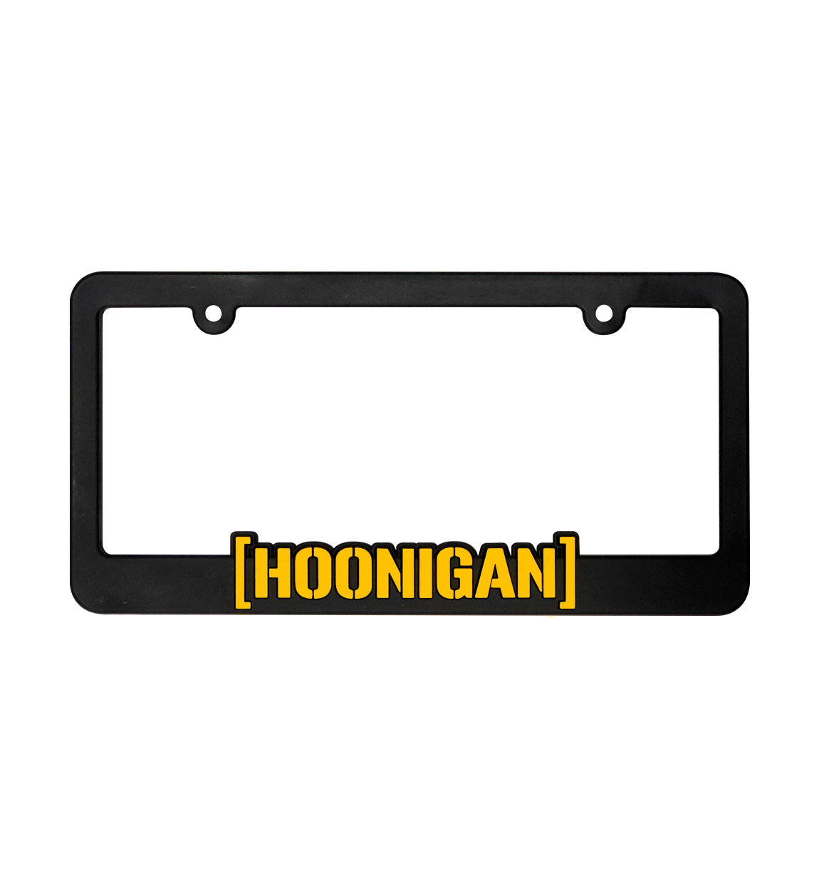 HOONIGAN BRACKET LOGO PLATE FRAME