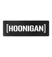 HOONIGAN 23.5-inch stencil for creating automotive designs, featuring a bold logo on a black background.