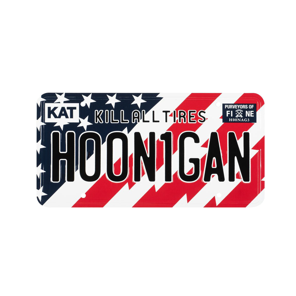 HOONIGAN STARS & STRIPES license plate