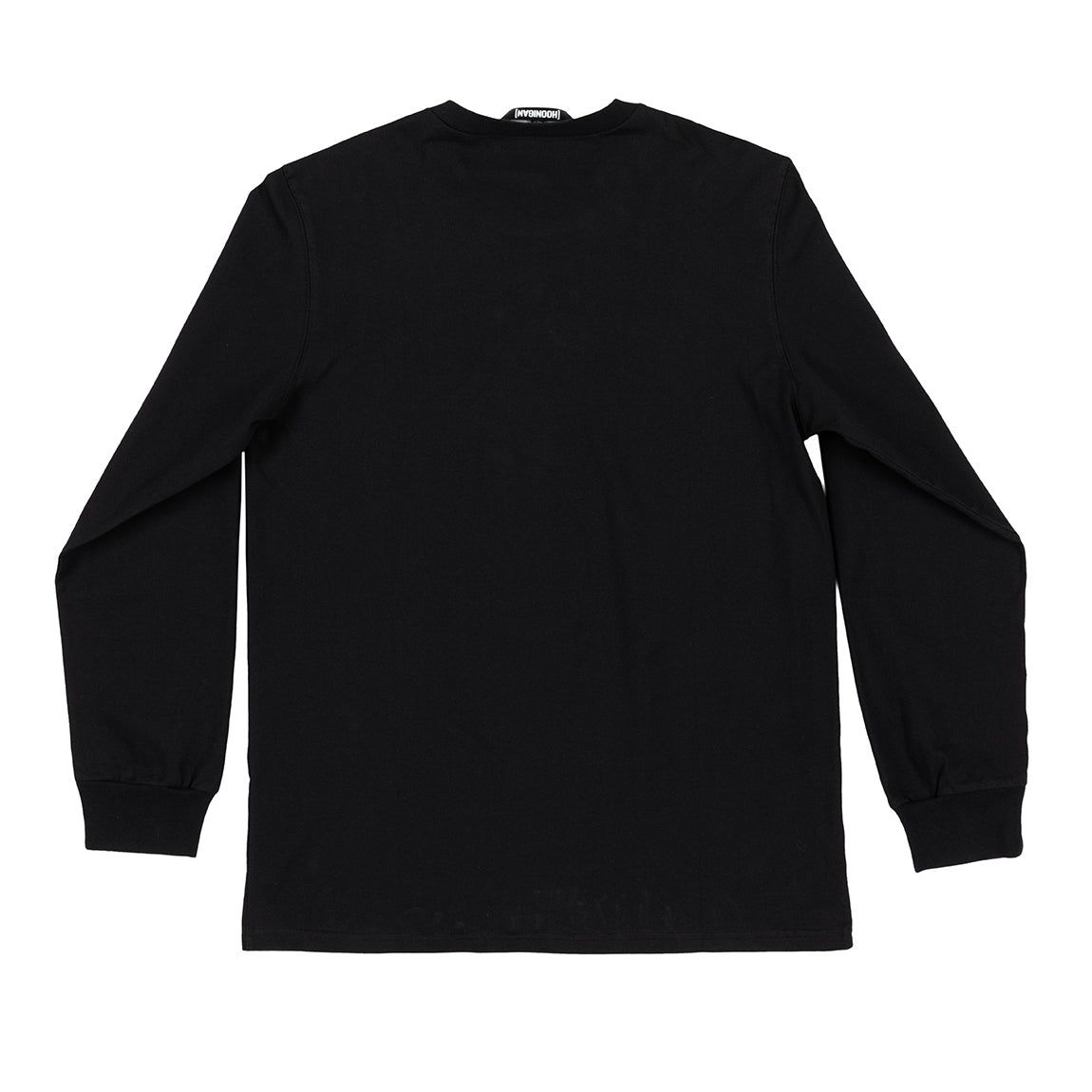 Black Hoonigan H-ICON Premium long sleeve tee featuring a bold logo on the front.