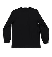 Black Hoonigan H-ICON Premium long sleeve tee featuring a bold logo on the front.