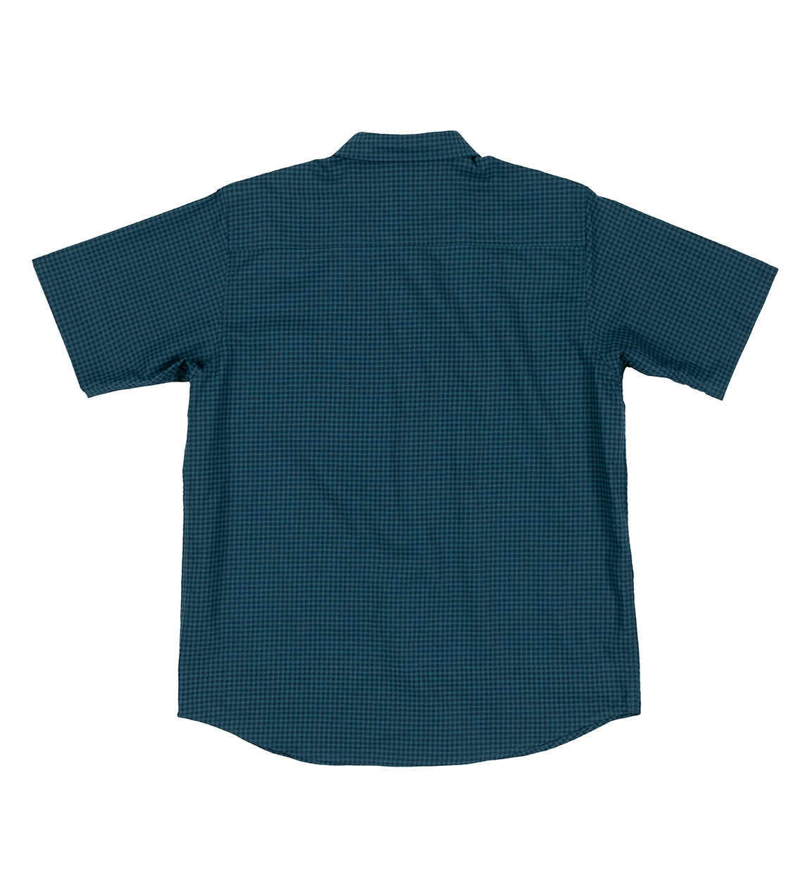 Hoonigan Pepita short sleeve button up shirt. Pattern inspired by the classic Porsche Pepita Houndstooth pattern.